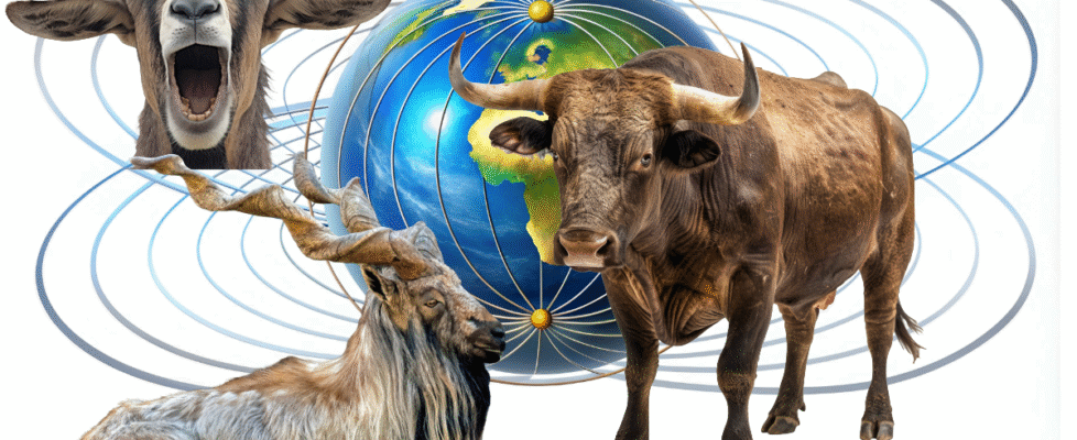 Animals and Geomagnetic lines